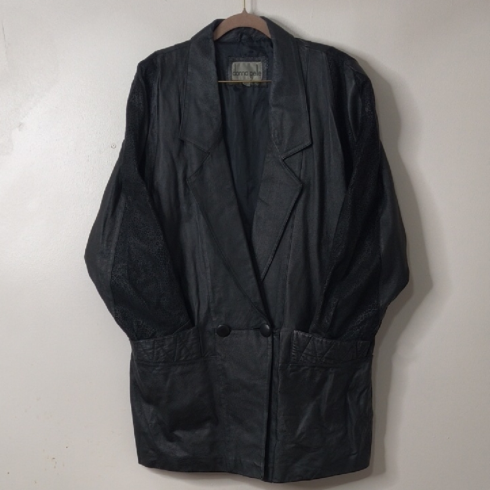 Donna Pelle Black Leather Jacket